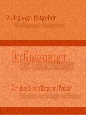 cover image of Der Glücksmanager